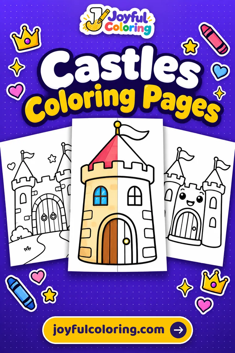 Castle coloring pages