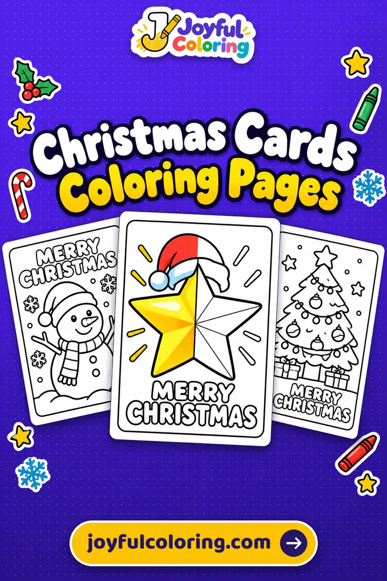 Colouring Card Easy 43+ Free Christmas Card Coloring Pages: Easy, Kids & Adults