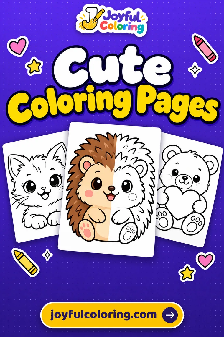 Cute coloring pages cover