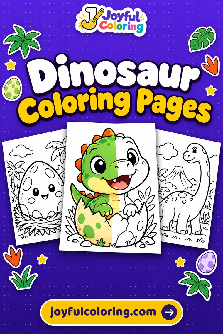 Dinosaur coloring pages