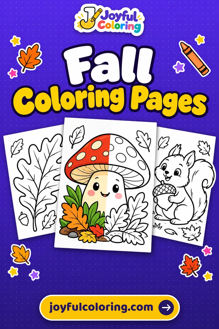 Fall coloring pages
