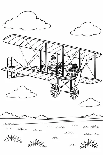 Early Flight coloring page
