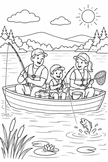 Fishing Trip coloring page