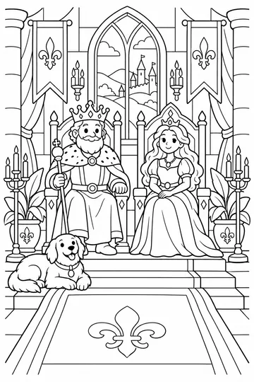 Throne Room coloring page
