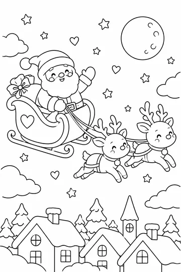 December coloring page