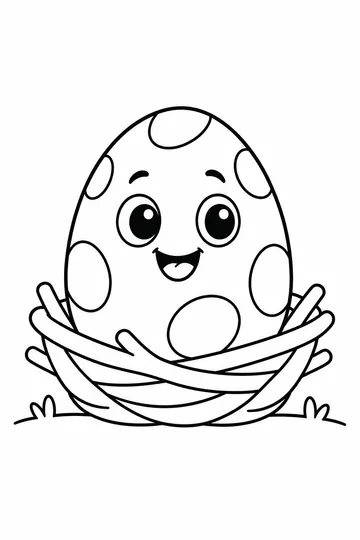 Dinosaur Egg coloring page