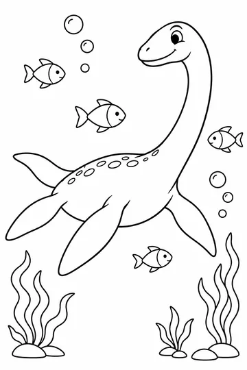 Sea Reptile coloring page