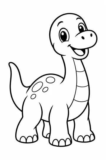 Little Dinosaur coloring page