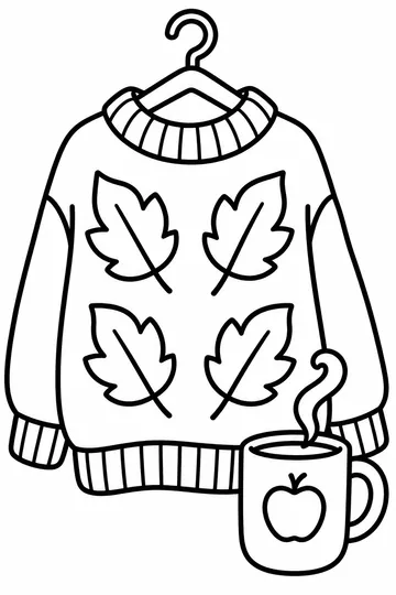 Sweater Weather coloring page