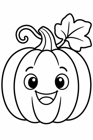 Little Pumpkin coloring page