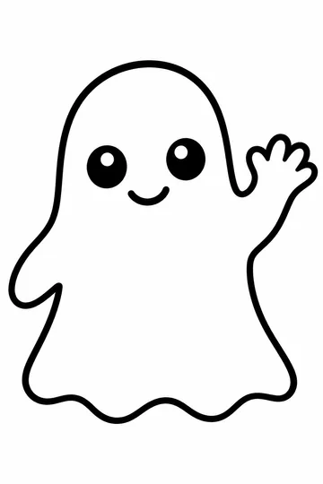 Little Ghost coloring page