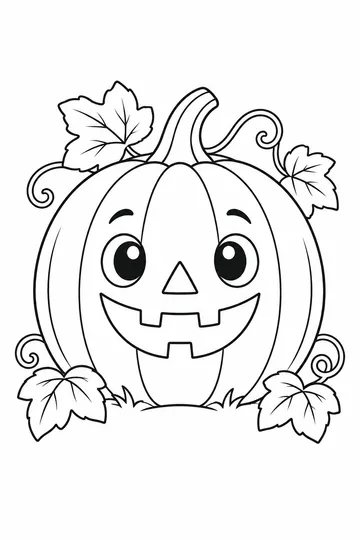 Halloween Pumpkin coloring page