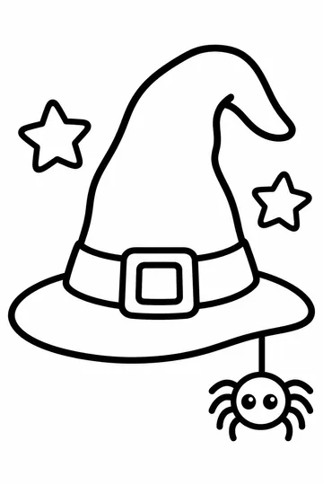 Witch Hat coloring page