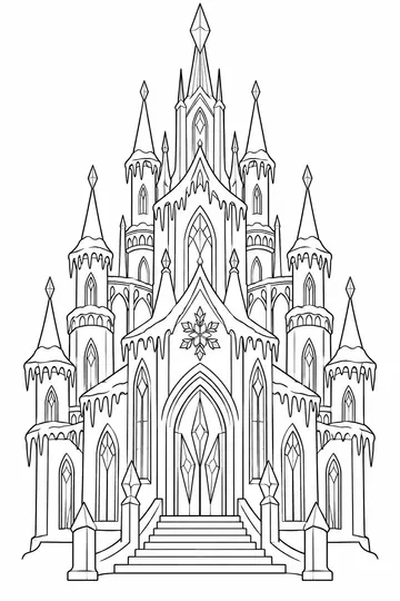 Ice Palace coloring page