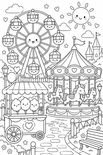 County Fair coloring page