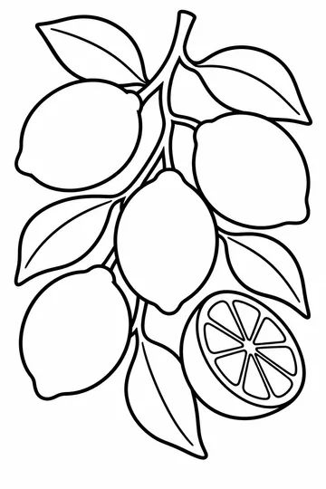 Lemon Branch coloring page