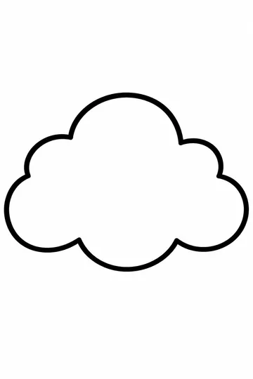 Calm Cloud coloring page