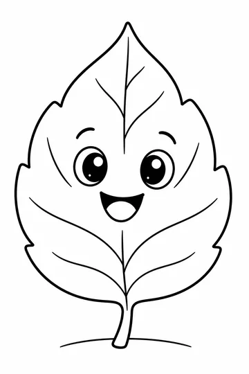 Big Leaf coloring page