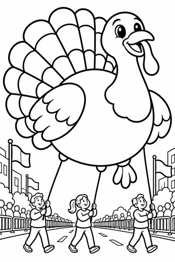 Parade Balloon coloring page