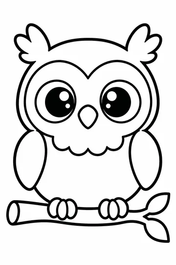 Little Owl coloring page