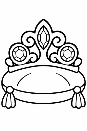 Princess Tiara coloring page