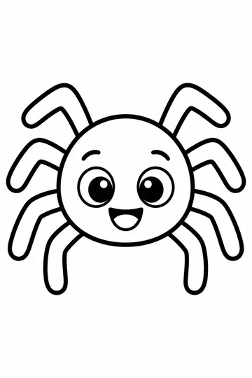 Little Spider coloring page