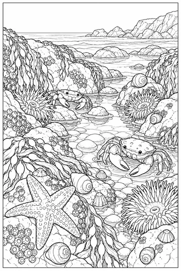 Tide Pool coloring page
